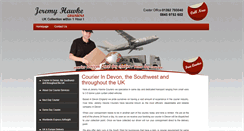 Desktop Screenshot of jeremyhawkecourier.co.uk